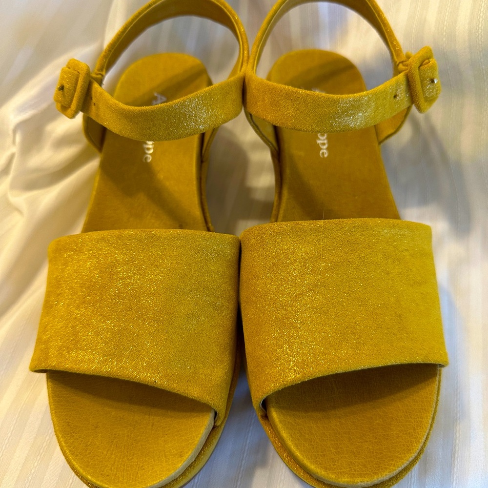 Like New Antelope Wedge Sandals